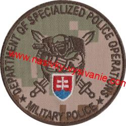 DEPARTMENT OF SPECIALIZED POLICE OPERATIONS MILITARY POLICE 2