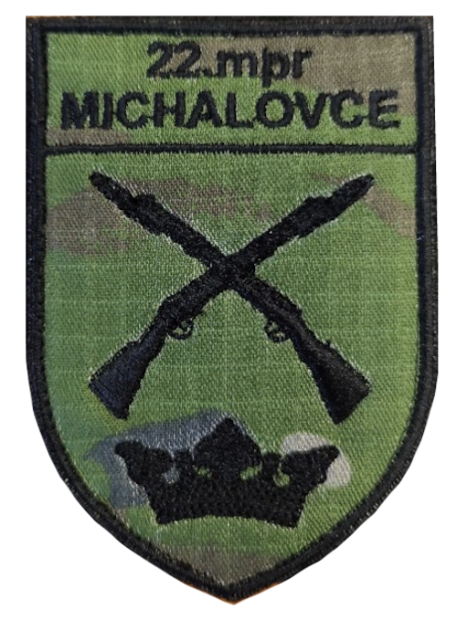 Nášivka 22. mechanizovaný prápor Michalovce