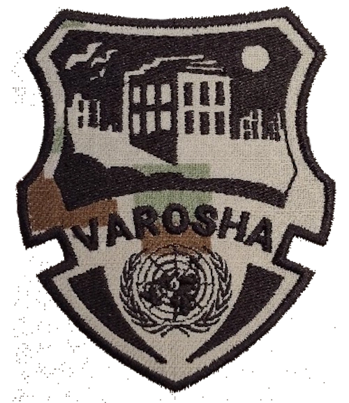 Nášivka VAROSHA – výšivka s motívom OSN