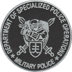 DEPARTMENT OF SPECIALIZED POLICE OPERATIONS MILITARY POLICE 