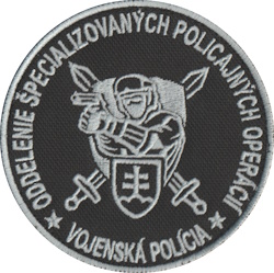 ODDELENIE ŠPECIALIZOVANÝCH POLICAJNÝCH OPERÁCIÍ - VOJENSKÁ POLíCIA 1